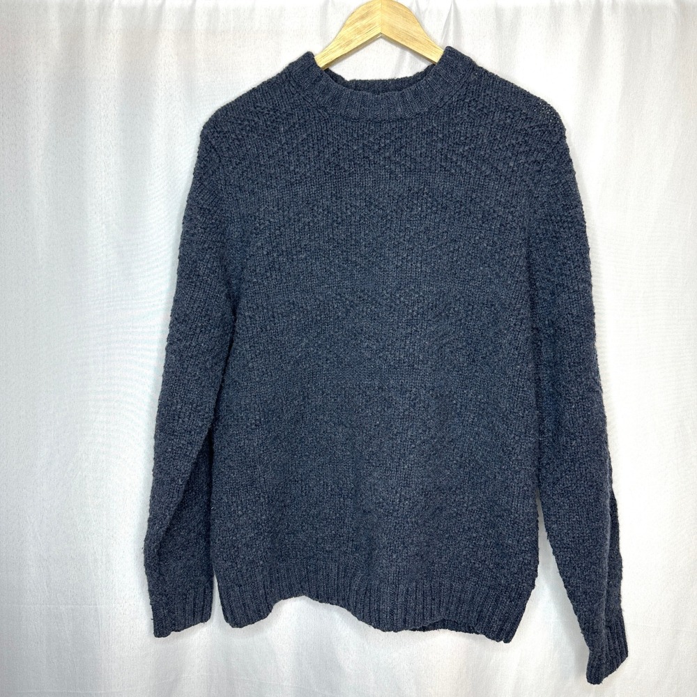 LL Bean Men's Classic Ragg Wool Crewneck Sweater MEDIUM Gorpcore Outdoor Nature